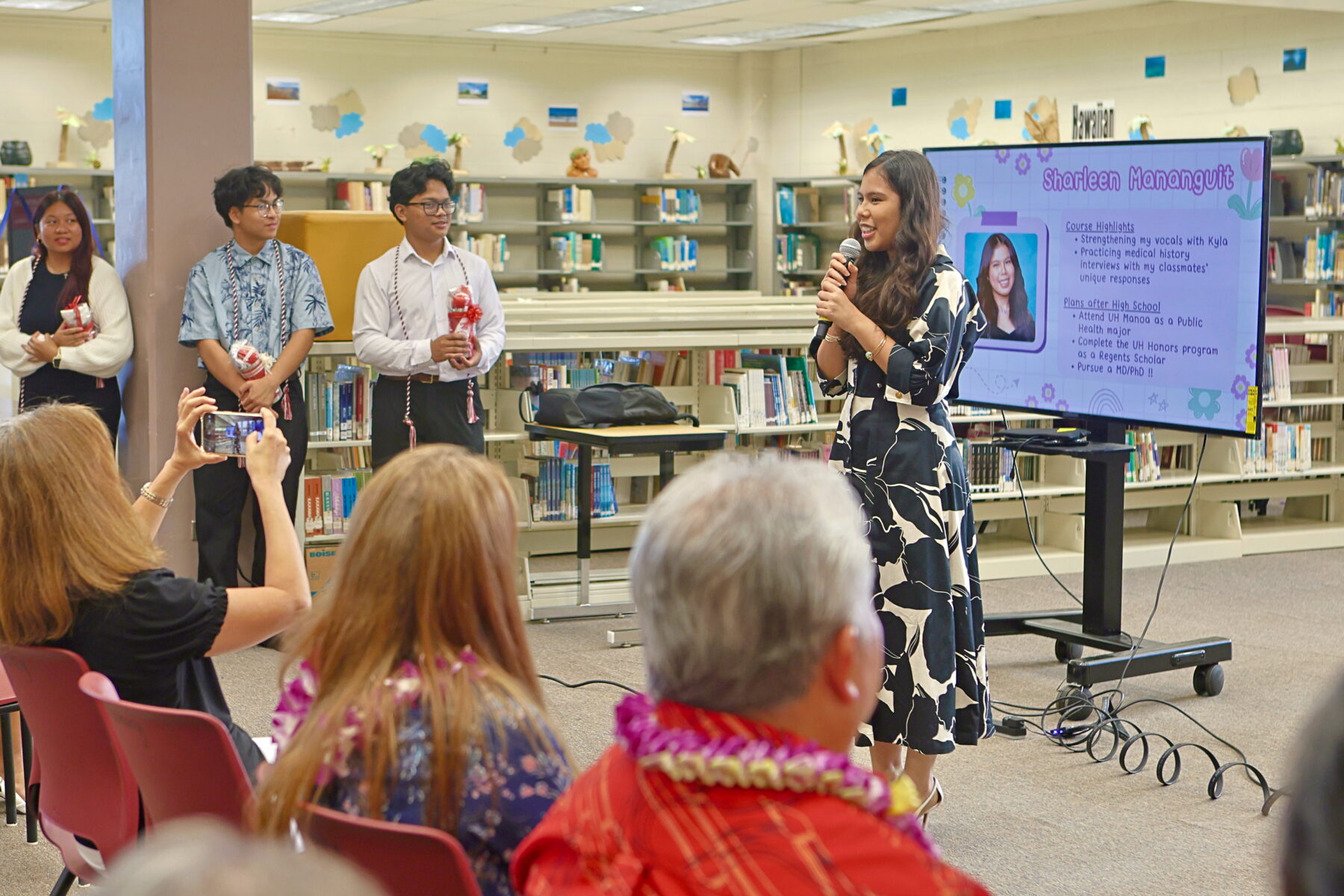 Photo of a Phlebotomy Training Program graduate providing her training highlights and future career goals