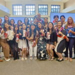 Group photo of the inaugural graduation for the Farrington High School Phlebotomy Training Program.