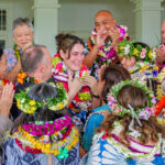 Photo of J. Elise Hannigan being named 2026 Hawaiʻi State Teacher of the Year.