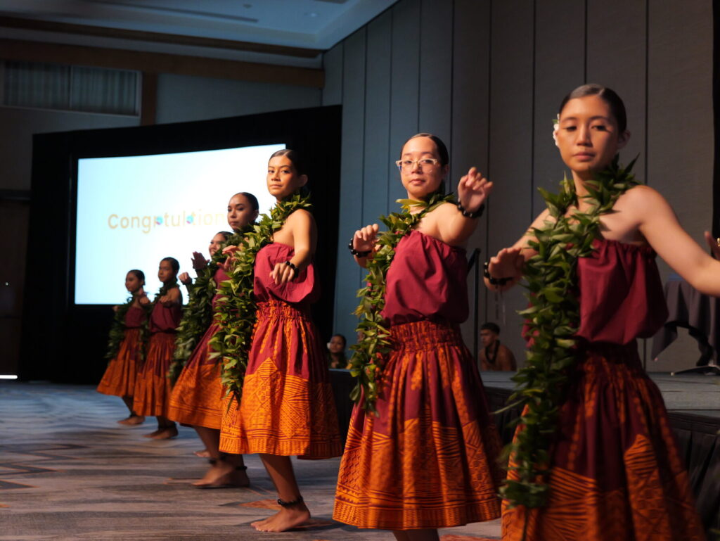 Castle High School opened the National Career Academy Coalition with a hula performance.