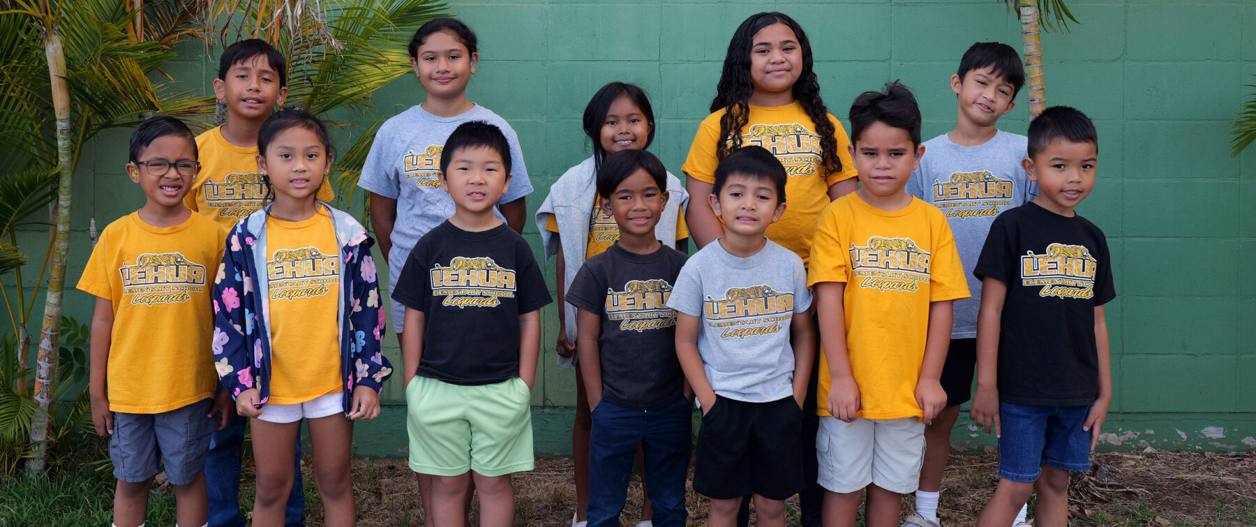 Students at Lehua Elementary School.