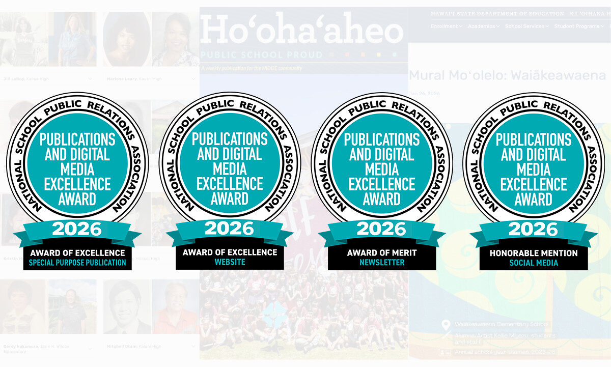 HIDOE earns 4 national awards for communications excellence
