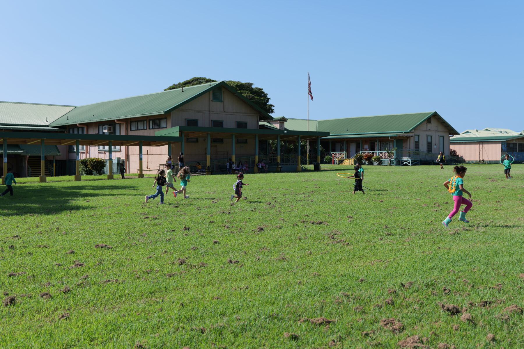 Students at recess