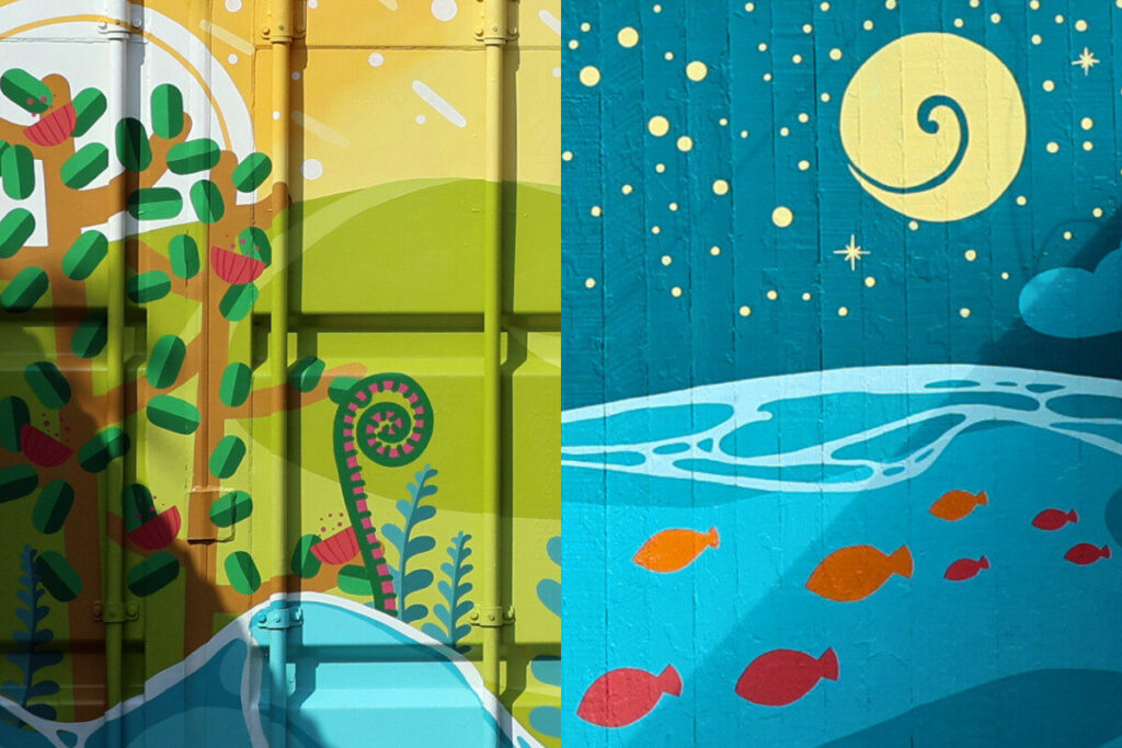 Waiākeawaena Elementary mural