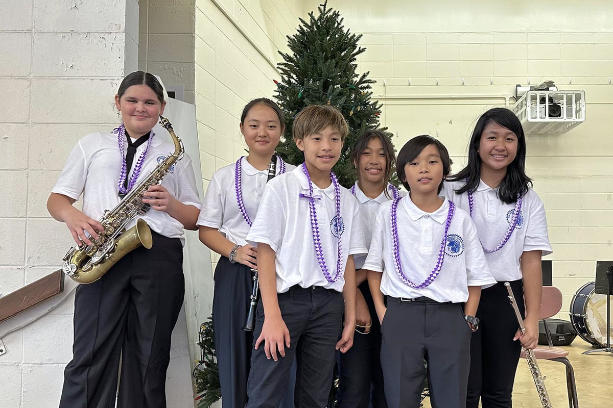 school band members