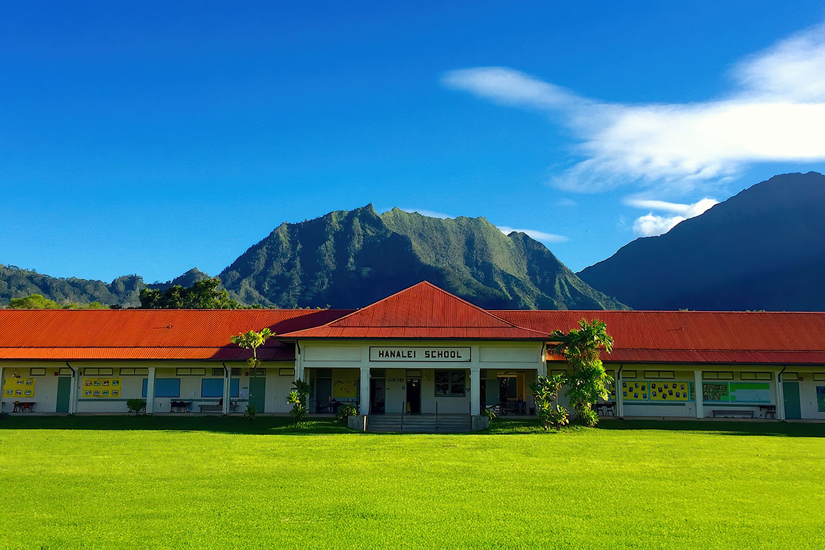 front of school