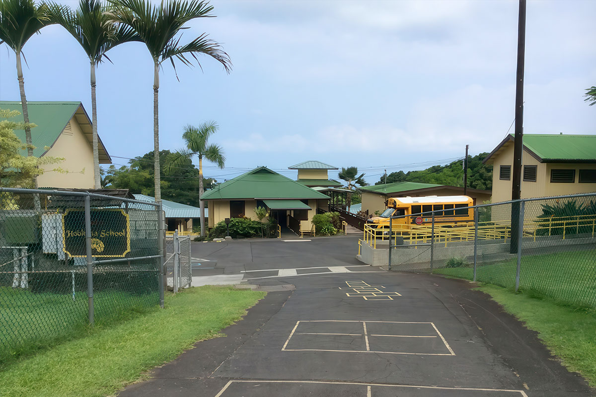 front of school