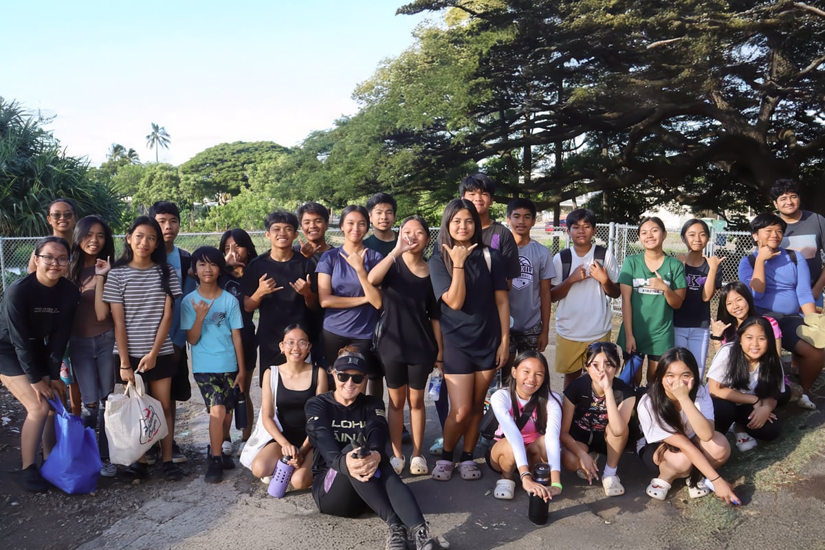 group shot of students