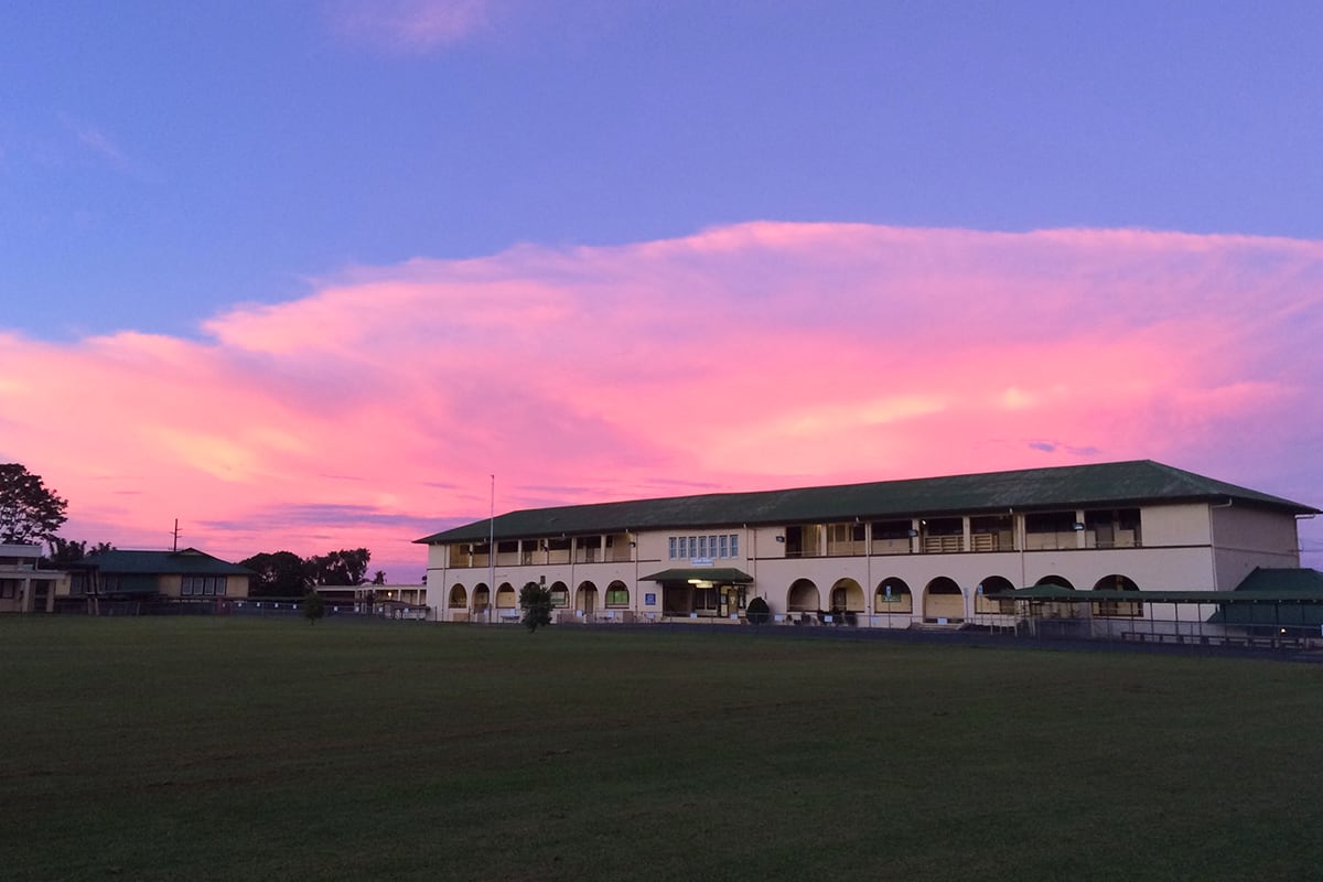 front of school