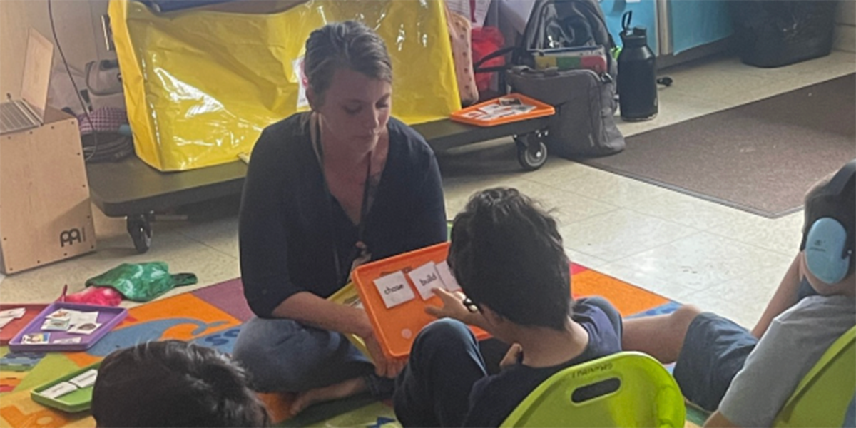 Kattie Thammas, Waihee Elementary School special education teacher