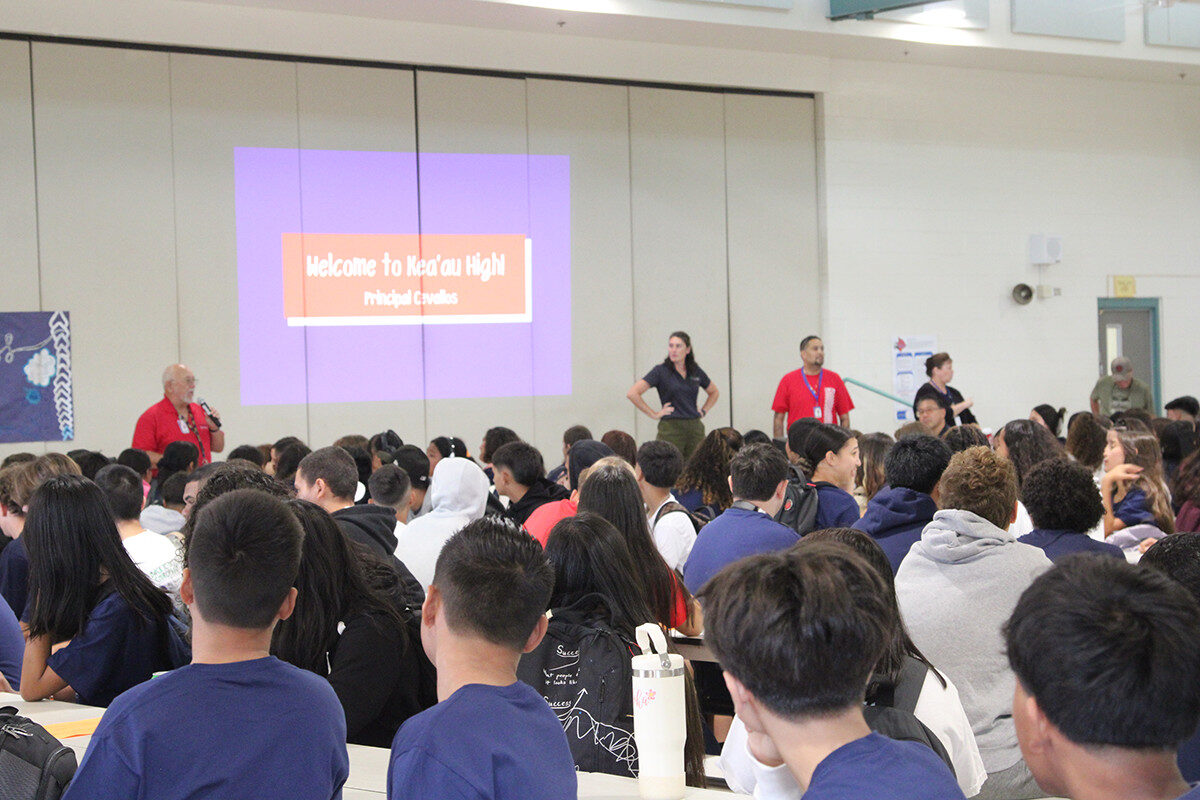 Keaau High School freshman orientation