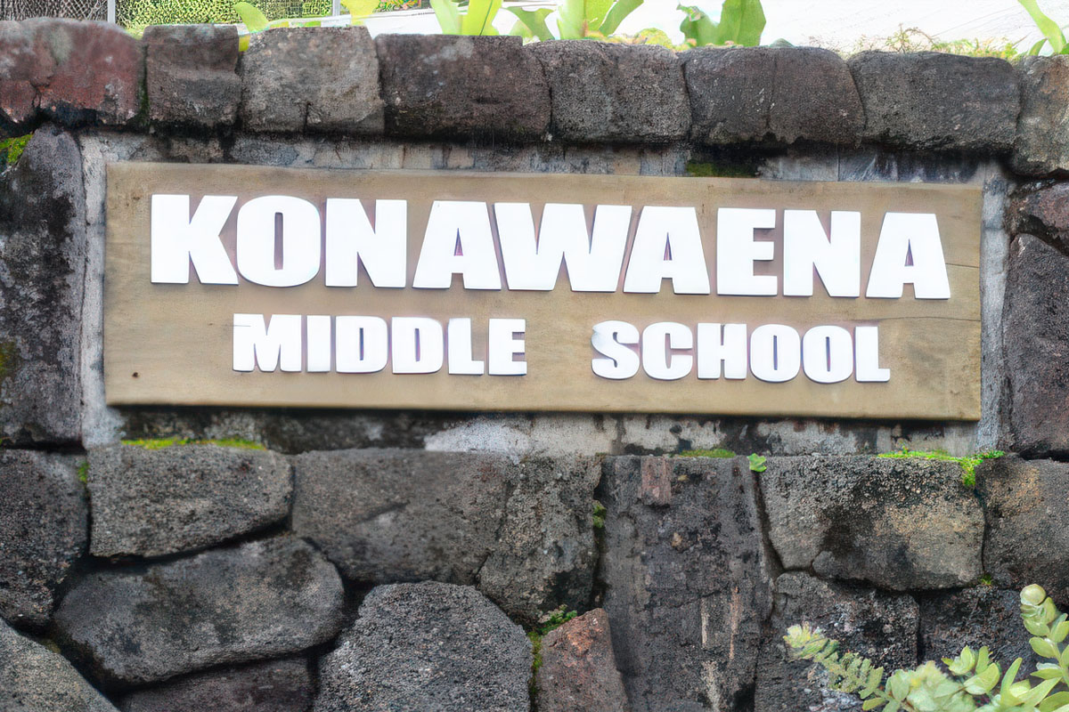 school sign