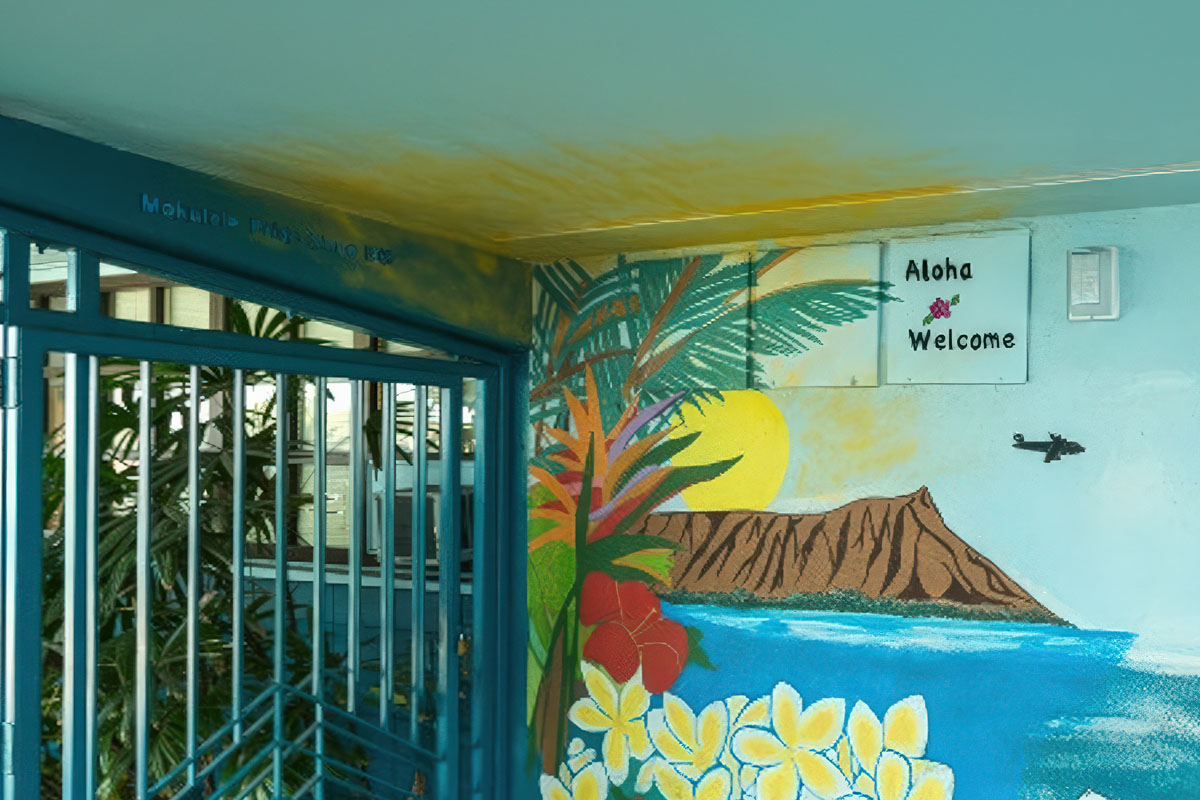 school entrance