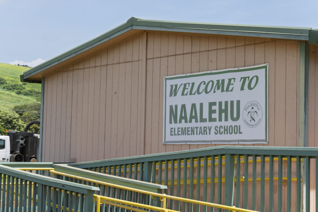 Extensive Ramp Nāʻālehu Elementary campus to reopen Monday following extensive ...