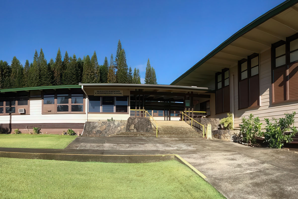 front of school
