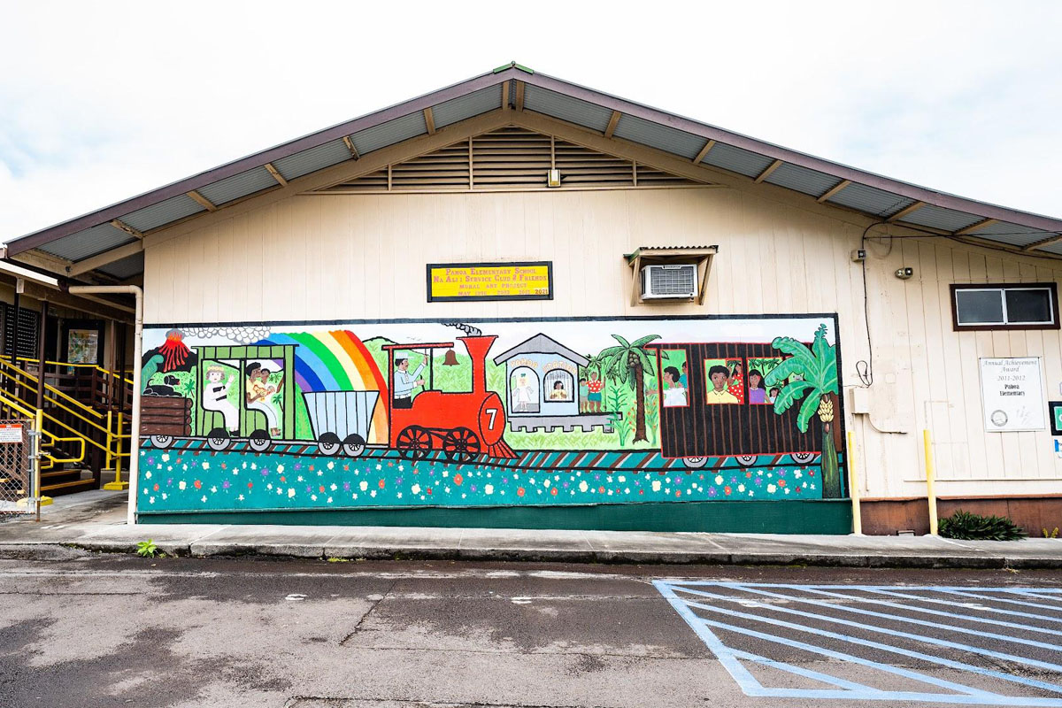 front of school