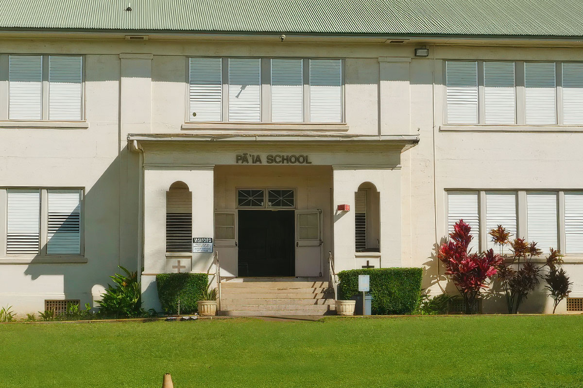 front of school