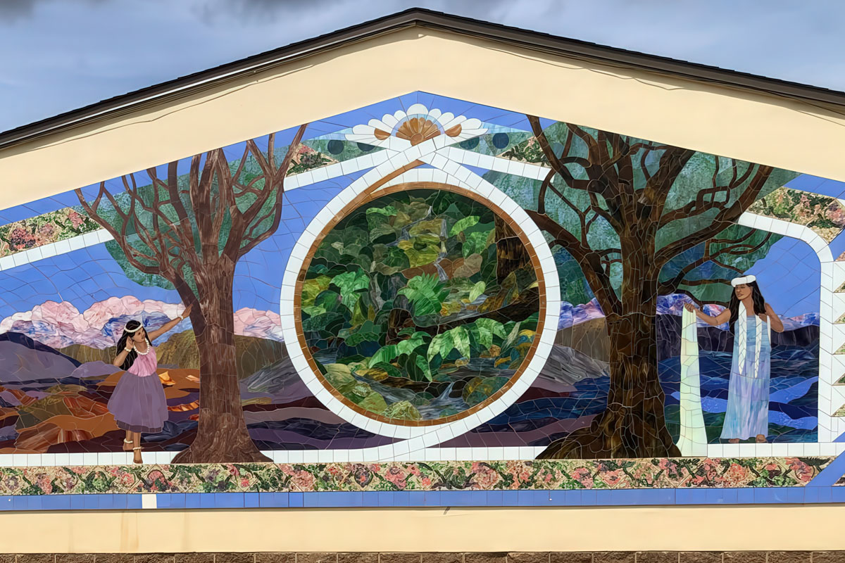 mural on side of building