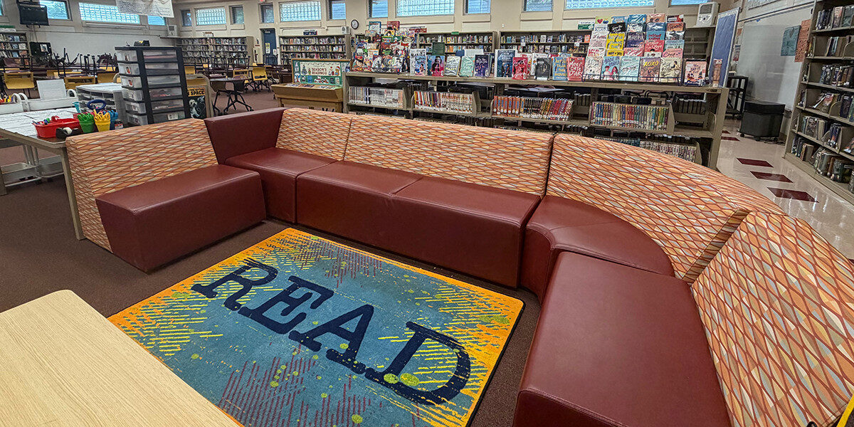 Waipahu Intermediate School library