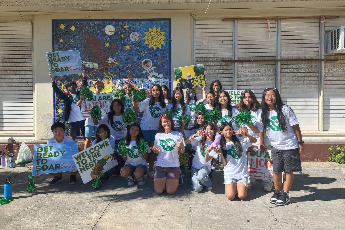 group shot of students